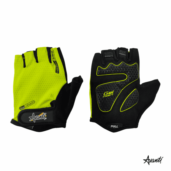 Avanti Guantes de Ciclismo para Niño Negro Fosforescente Cod:37001