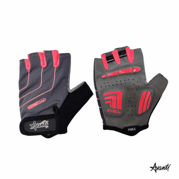Avanti Guante de Ciclismo Gel para Mujer Rosado Gris Cod: 37007
