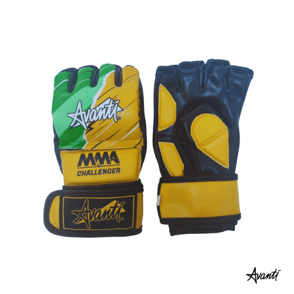 Avanti Guantes MMA P.U Amarillo Verde Cod: 1834