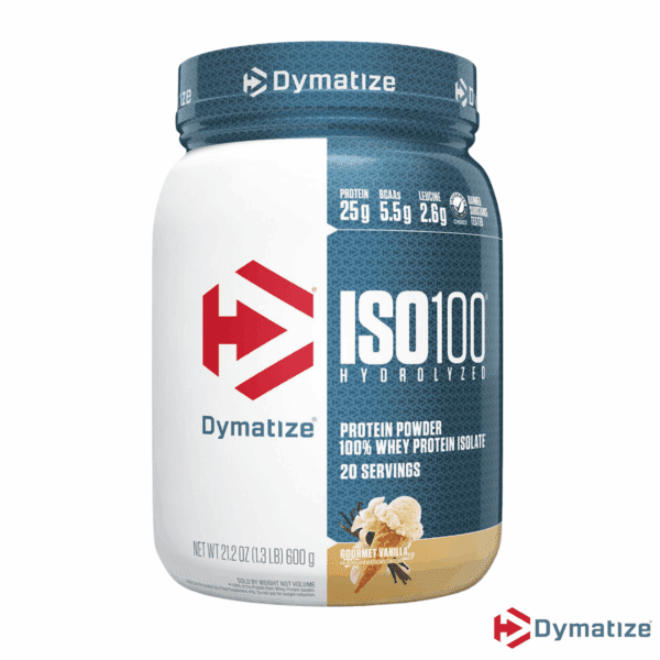 DYMATIZE-ISO-100-HIDROLIZADO-VAINILLA-GOURMET-1.3LB.png Dymatize Proteina ISO 100 Hidrolizada 1.4Lb x 20 Servicios