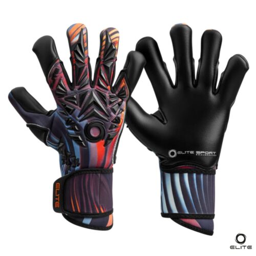 Elite Guantes de Arquero Opal Negro Rojo