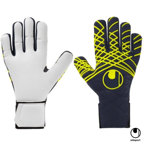 Uhlsport Guantes de Arquero Prediction AbsolutGrip HN Fit Azul Petroleo Neon 101135601