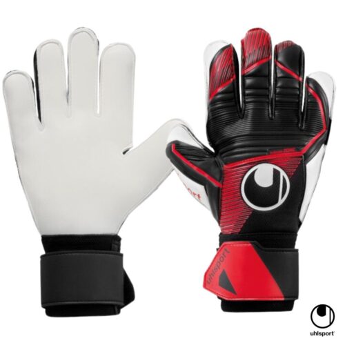 Uhlsport Guantes de Arquero Powerline Soft Pro Negro Rojo 101131101