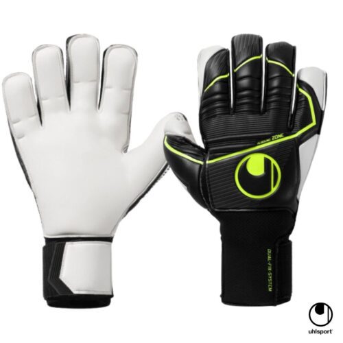 Uhlsport Guantes de Arquero AbsolutGrip Flex Frame Carbon Negro Blanco 101134701