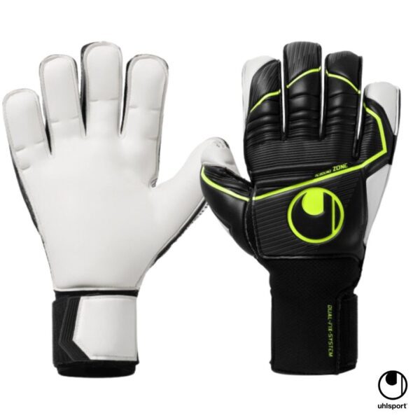 Uhlsport Guantes de Arquero AbsolutGrip Flex Frame Carbon Negro Blanco 101134701