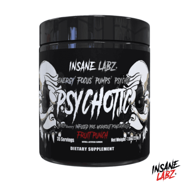 Insane Labz Pre-Entreno Psychotic Black 220Gr x 35 Servicios
