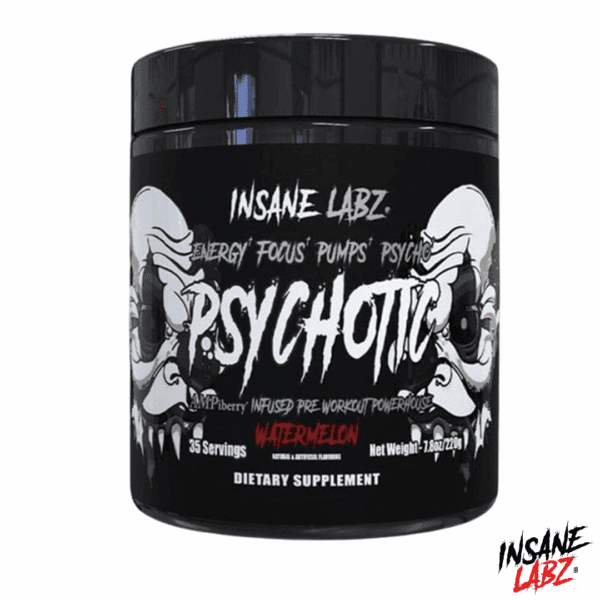 Insane Labz Pre-Entreno Psychotic Black 220Gr x 35 Servicios