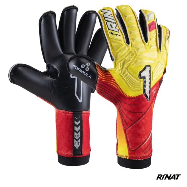 Rinat Guantes de Arquero Nkam Pro Amarillo Negro