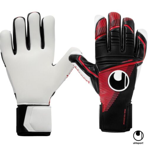 Uhlsport Guantes de Arquero Powerline AbsolutGrip HN Rojo Negro 101130701