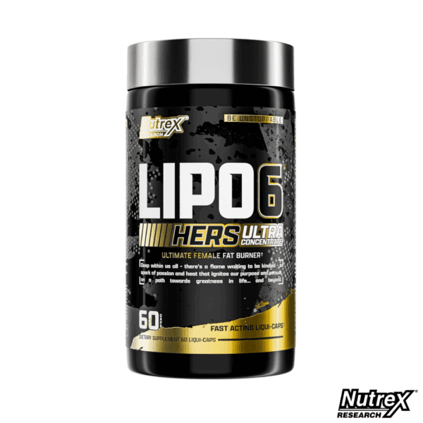 NUTREX - LIPO 6 HERS UC X60 CAPS Nutrex Lipo 6 Black Hers UC x 60caps
