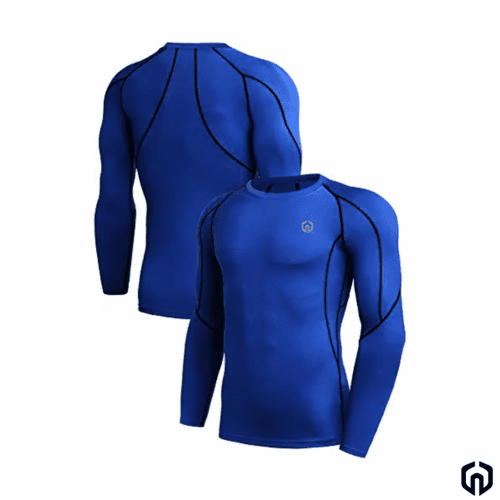 Neleus-Buso-de-compresion-con-logo-Azul.png Neleus Buzo de Compresion Hombre Color Azul
