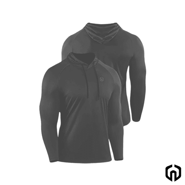 Neleus Buzo Deportivo con Capucha Gris