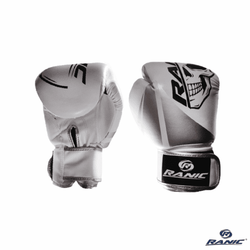 Ranic Guantes de Box Skull Classic Blanco Gris