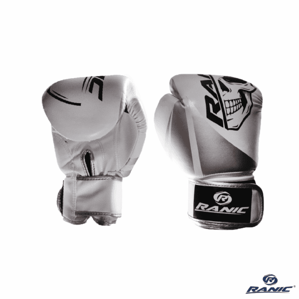 Ranic Guantes de Box Skull Classic Blanco Gris