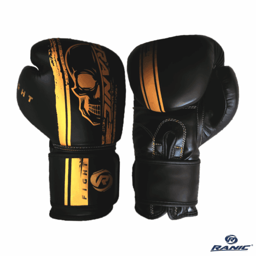 Ranic-Guantes-Calavera-Negro-con-dorado-2.png Ranic Guantes de Box Golden Skull Negro Dorado