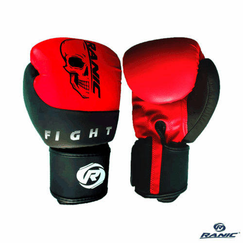 Ranic Guantes de Box Pro Skull Rojo