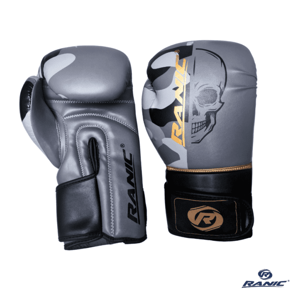 Ranic Guantes de Box Calavera Gris 24