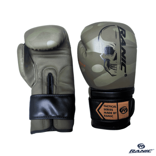 Ranic Guantes de Box Calavera Verde 24