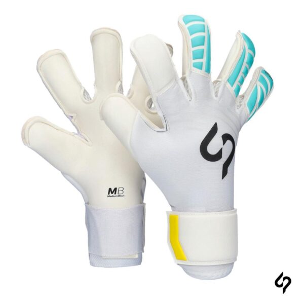Sp Futbol Guantes de Arquero Earhart Competition Blanco Celeste