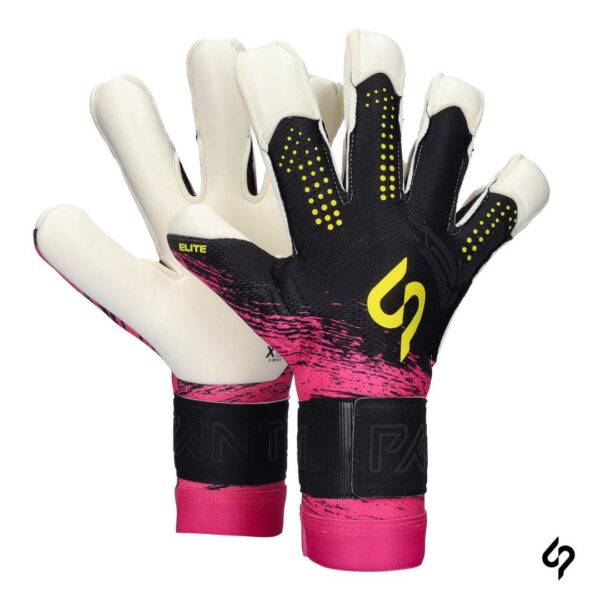 Sp Guantes de Arquero Pantera Elite Negro Rosado