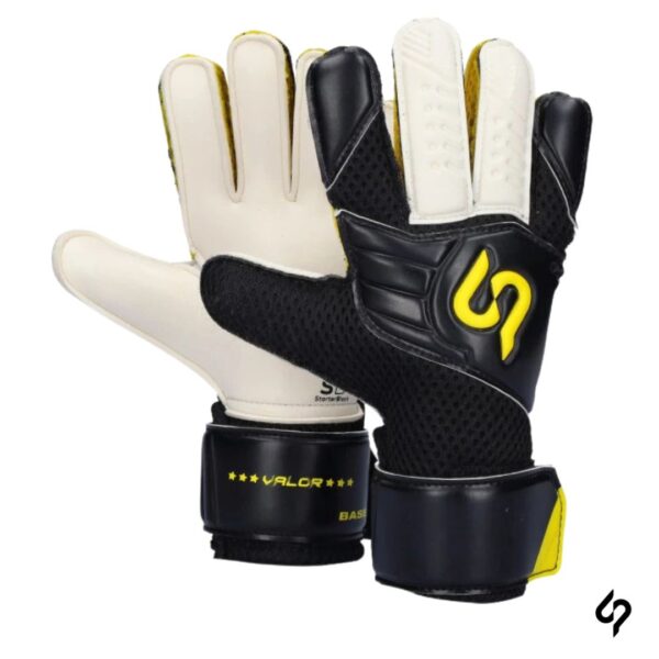 Sp Futbol Guantes de Arquero Valor Base Niño Negro Blanco