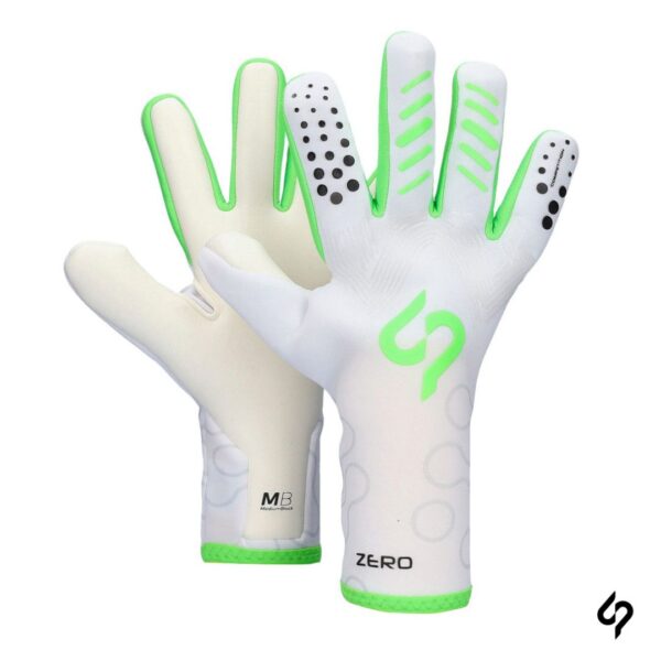 Sp Futbol Guantes de Arquero Zero Competition Blanco Verde