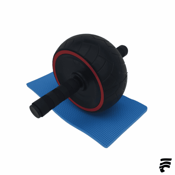Rueda Abdominal Gruesa Rojo Negro (Cod:Rs)