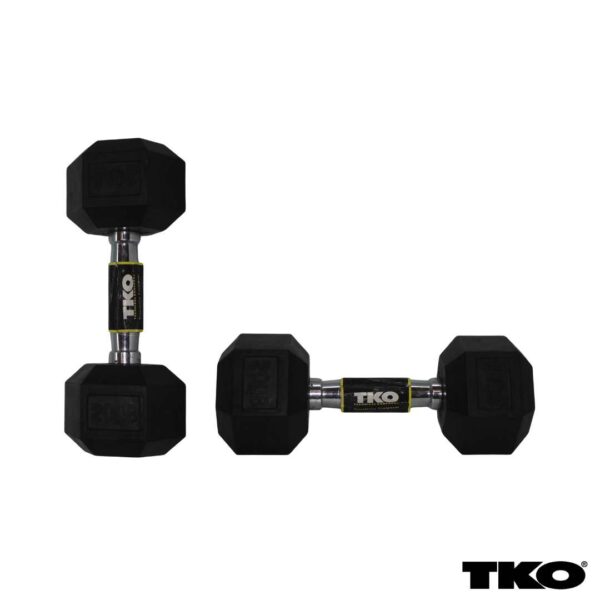 Tko Mancuerna Hexagonal Rubber 20Lb