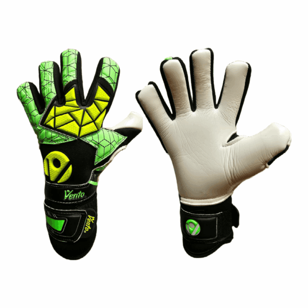 VENTO-GUANTES-DE-ARQUERO-ELITE-VERDE-NEGRO.png Vento Guantes de Arquero Pro Grip de niño Verde Amarillo