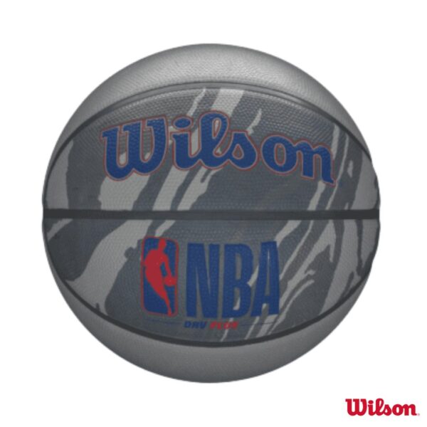 Wilson - Balon Baloncesto nba drv plus gris Wilson Balon de Baloncesto Dry Plus No 7