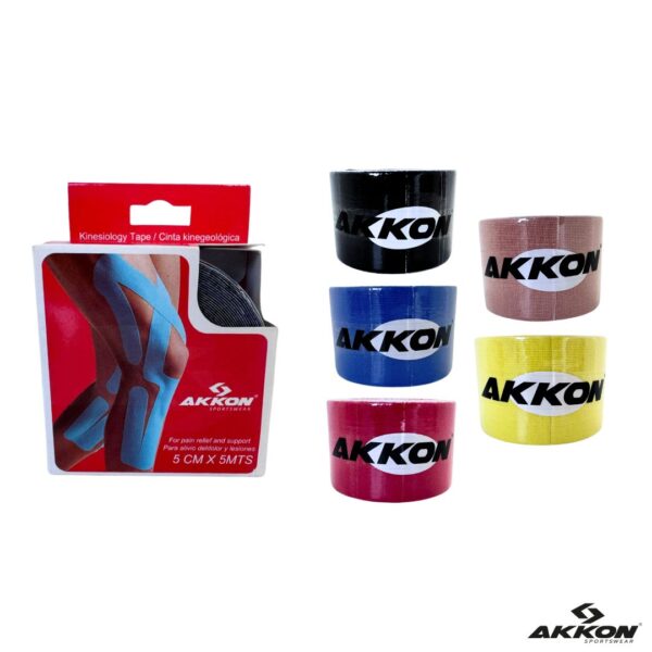 Akkon Kinesiotape Venda Neuromuscular 5cm x 5m