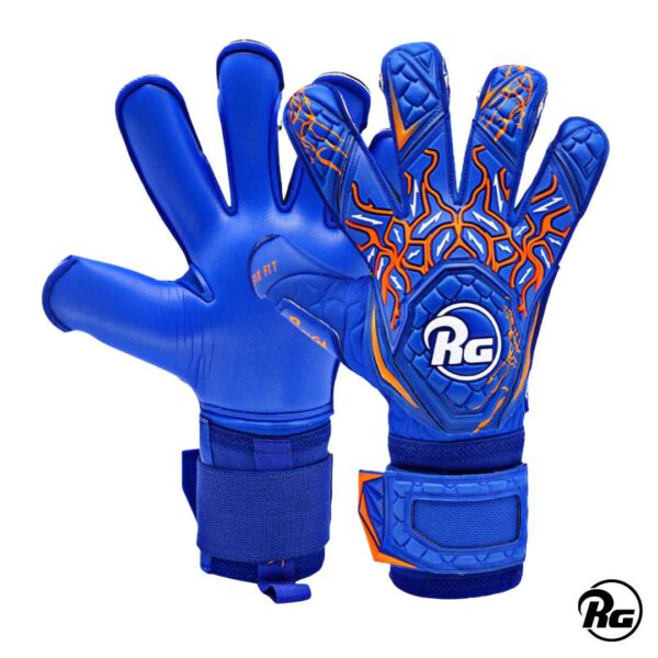 RG - SNAGA AQUA 25-26 AZUL ROJO Rg Guantes de Arquero Snaga Aqua Azul Naranja 25-26