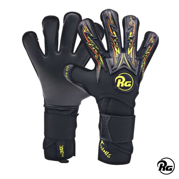 Rg Guantes de Arquero Tuanis Pro Negro Rojo 24-25