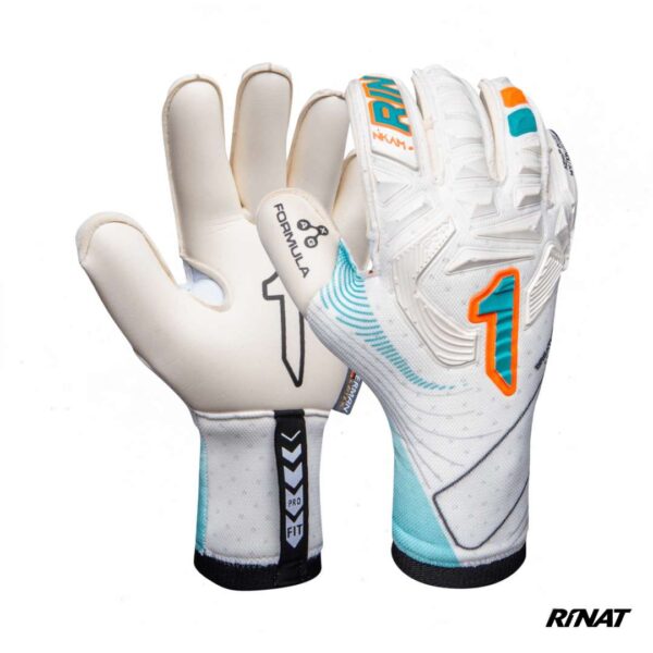 RINAT - GUANTES DE ARQUERO NKAM PRO BLANCO VERDE Rinat Guantes de Arquero Nkam Pro Blanco Verde