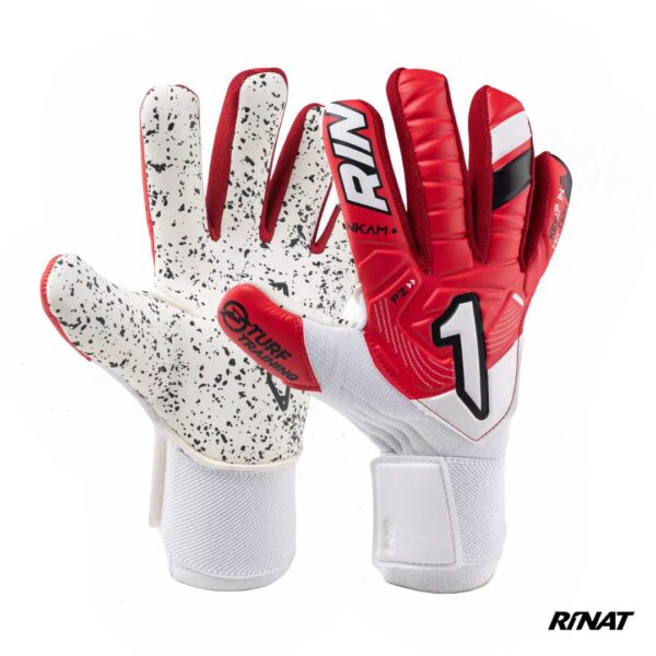 Rinat Guantes de Arquero Nkam Training Blanco Rojo Niño
