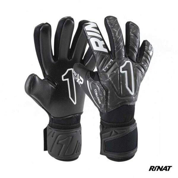RINAT - GUANTES DE ARQUERO VENGADOR SEMI PRO NEGRO Rinat Guantes de Arquero Egotiko Vengador Semi Pro Negro Niño