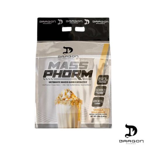 Dragon Pharma MASS PHORM 12LBS VAINILLA Dragon Pharma Mass Phorm 12 Lb Vainilla Milshake