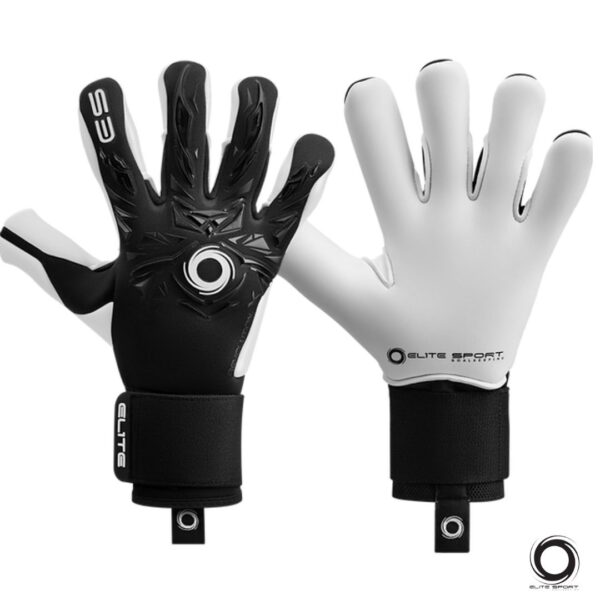 Elite Guantes de Arquero Revolution X Combi Negro Blanco