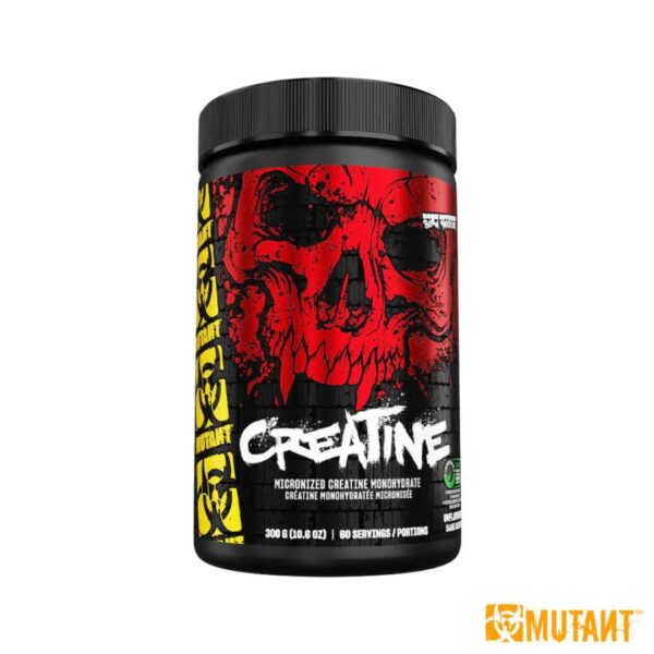 Mutant Creatina 100% Monohidratada 300gr x60 Servicios