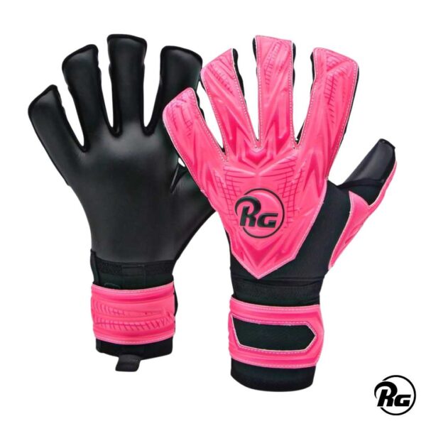 Rg Guantes de Arquero Samurai Fusion 25-26 Ferula Niño Negro Rosado