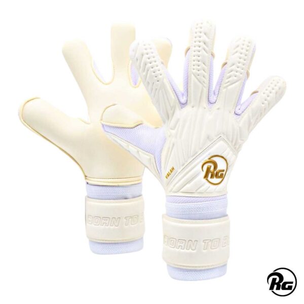 Rg Guantes de Arquero Valah 25-26 Blanco Dorado