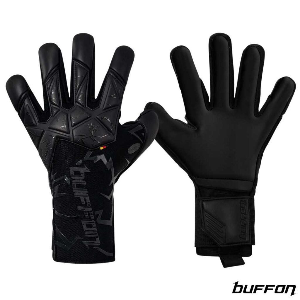 Buffon Rapero Buffon Guantes de Arquero Profesional Sultan Negro Negro – The Sport ...