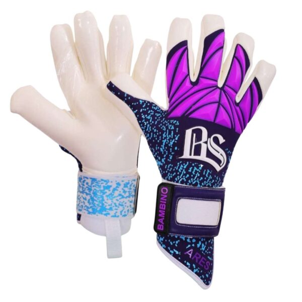 Bambino Guantes de Arquero Ares 25-26 Azul Morado