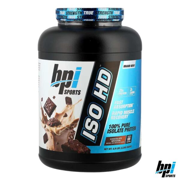 BPI - ISO HD - 5LBS - CHOCOLATE BROWNIE BPI - Proteina ISO HD 4.9Lb x 70 Servicios