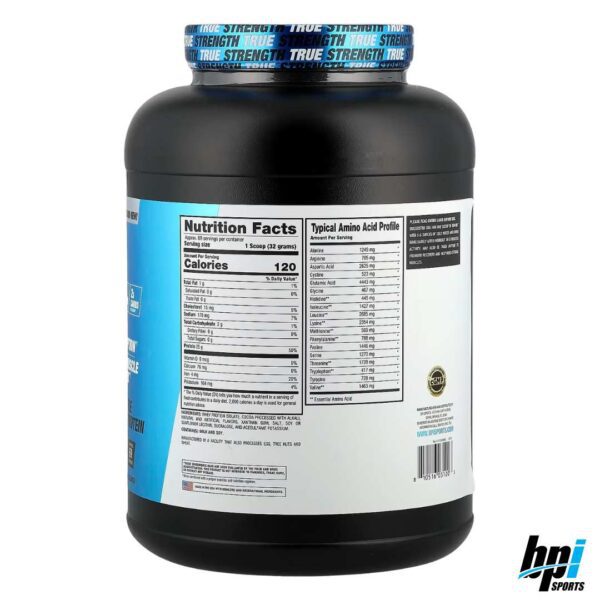 BPI - ISO HD - 5LBS - CHOCOLATE BROWNIE TABLA BPI - Proteina ISO HD 4.9Lb x 70 Servicios