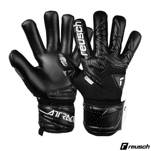 Reusch Guantes de Arquero Profesional Attrakt Infinity Nc Niño Negro Cod: 5572725