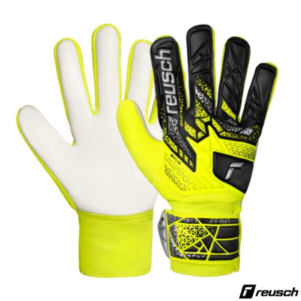Reusch Guantes de Arquero Recreacional Attrakt Starter Solid Amarillo Negro Cod: 5570515
