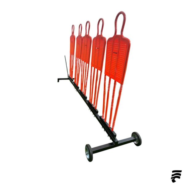 Tss Carrito para Barreras Metalicas con Estaca x3 barreras