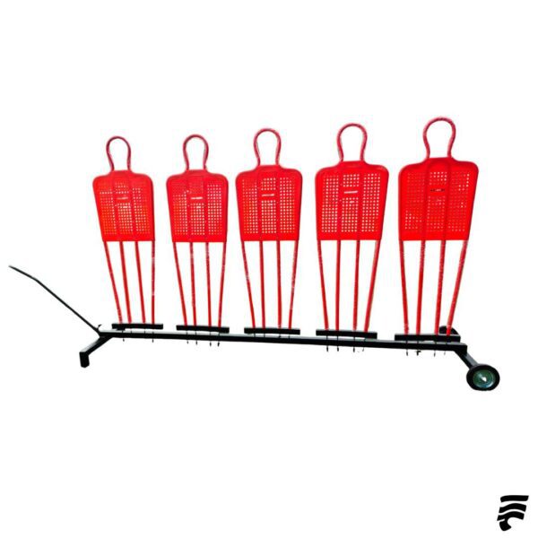 Tss Carrito para Barreras Metalicas con Estaca x5 barreras