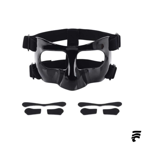 Mascara de Proteccion Facial para Futbol Negra (Cod:Azn)